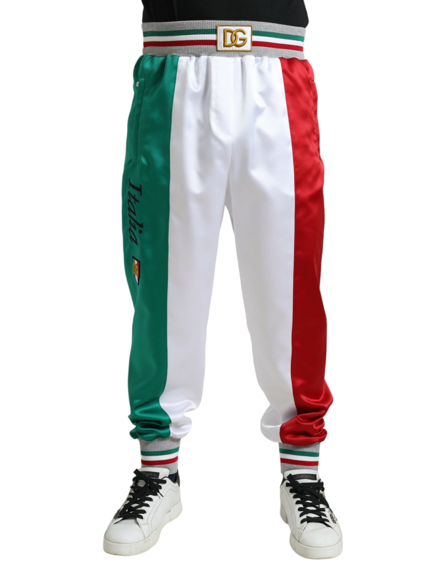 Dolce & Gabbana Italian Stripe Jogger Trousers