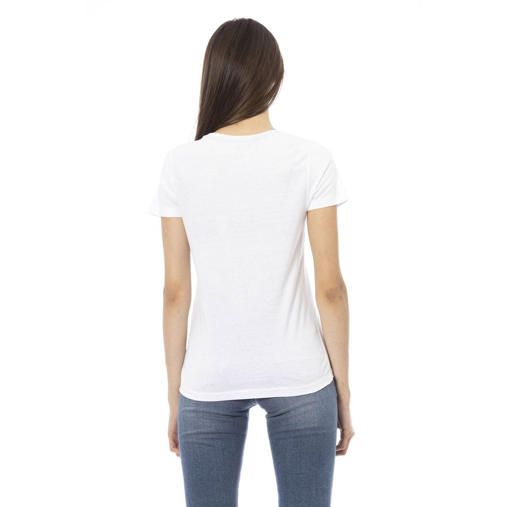 Trussardi Action White Cotton Women Top