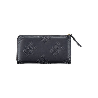 Tommy Hilfiger Elegant Blue Zip-Around Wallet