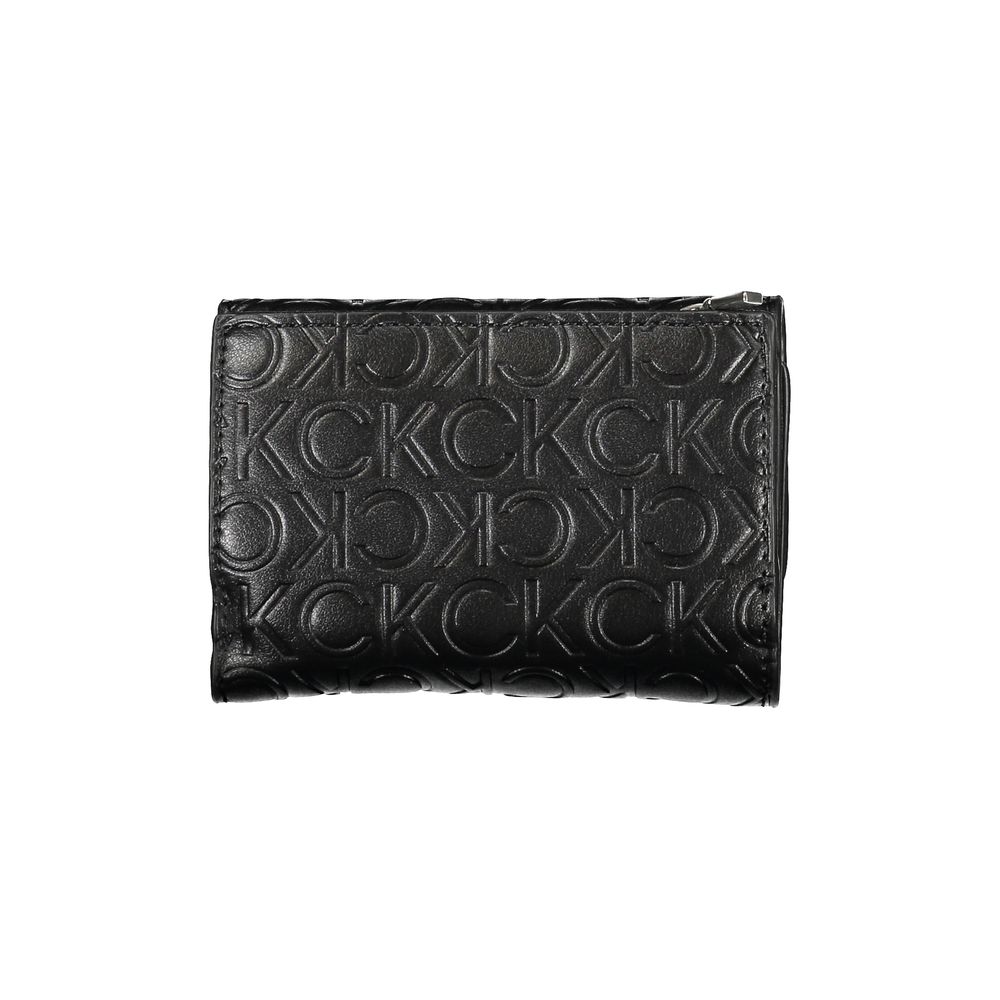 Calvin Klein Sleek Black Double-Compartment Wallet