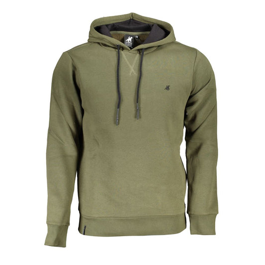 U.S. Grand Polo Emerald Elegance Hooded Sweater