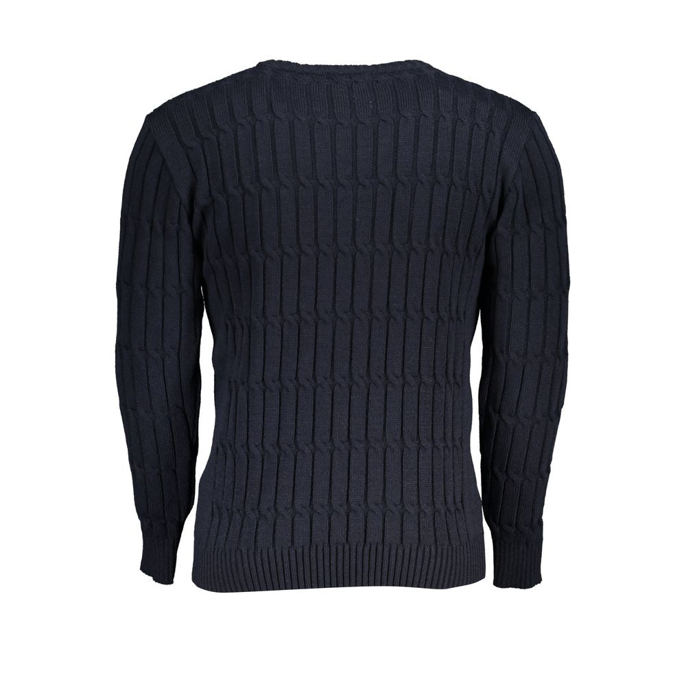 U.S. Grand Polo Elegant Twisted Crew Neck Sweater