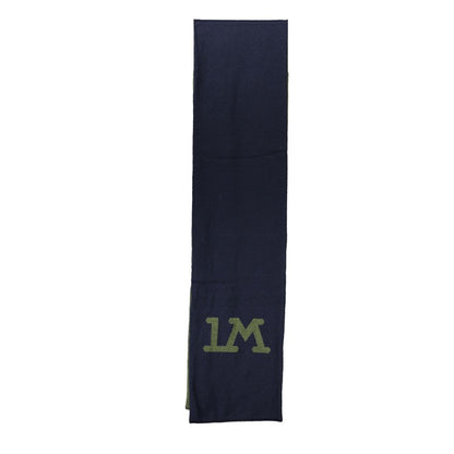 La Martina Elegant Green Contrast Detail Scarf