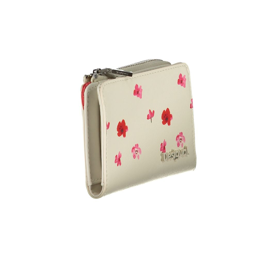 Desigual White Polyethylene Wallet