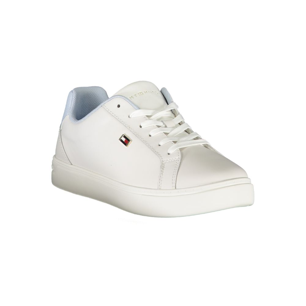 Tommy Hilfiger White Polyester Sneaker