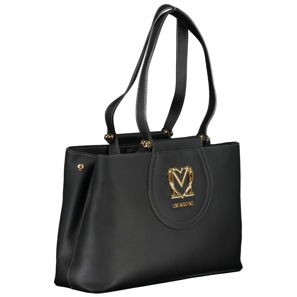 Love Moschino Black Polyethylene Handbag