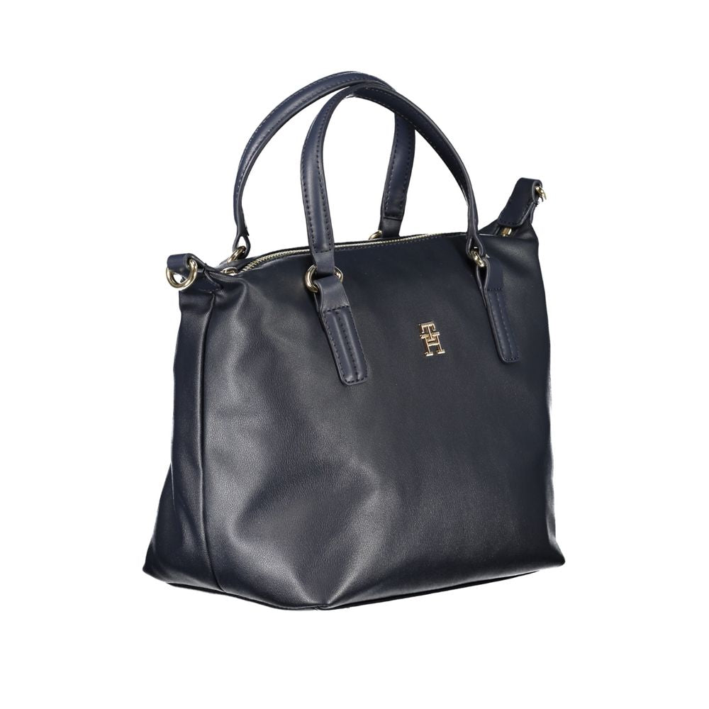 Tommy Hilfiger Blue Polyester Handbag