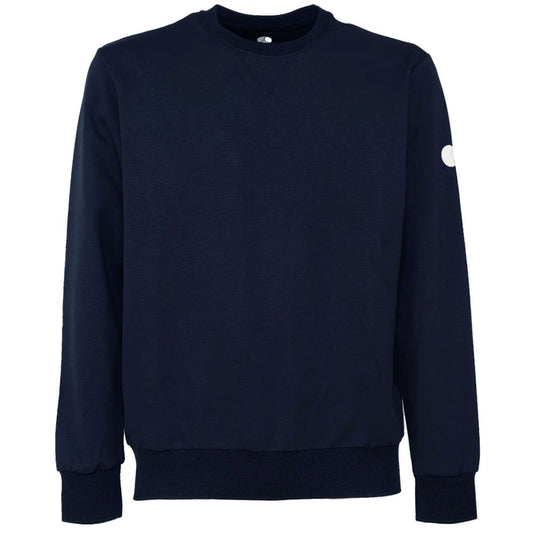 People Of Shibuya Sleek Navy Technical Fabric Crewneck