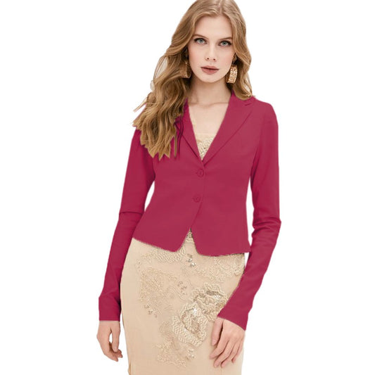 Patrizia Pepe Elegant Fuchsia Blazer Jacket