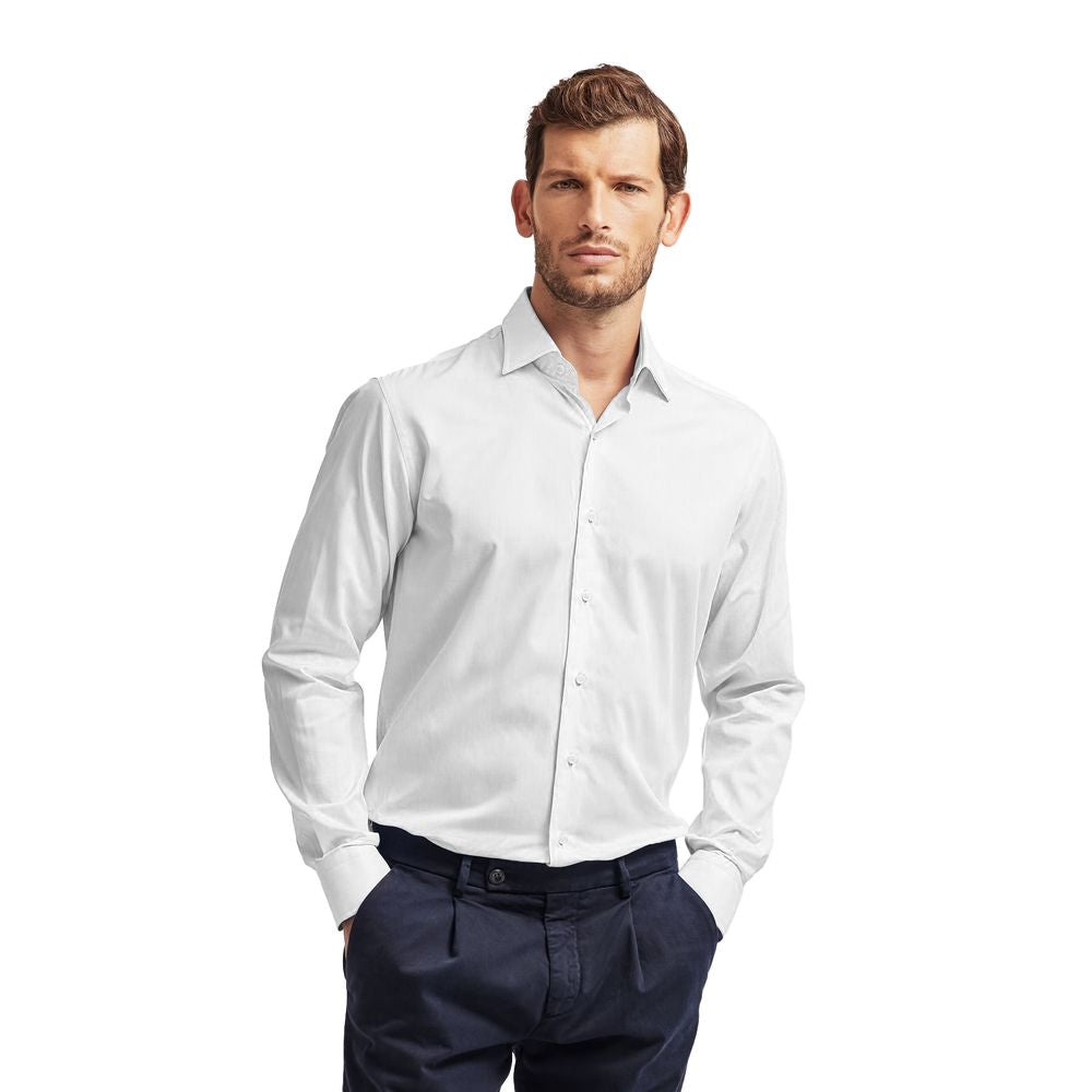 Ballantyne White Cotton Men's Shirt