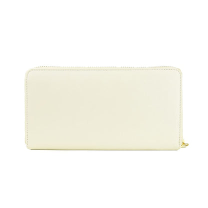 Cavalli Class White Calfskin Women Wallet