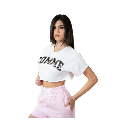 Comme Des Fuckdown Chic Stretch Cotton Logo Shorts