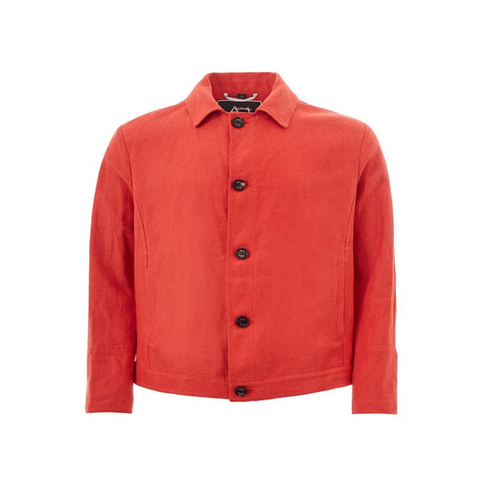 Sealup Elegant Orange Polyester Jacket