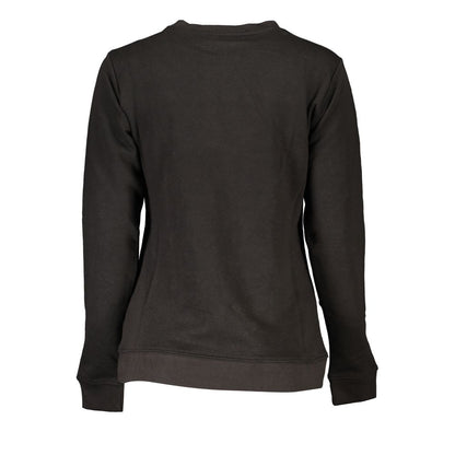 Cavalli Class Black Cotton Sweater