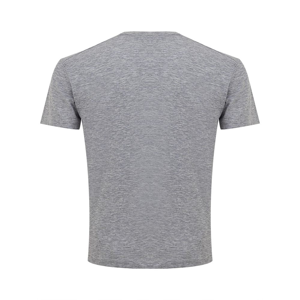 Dsquared² Sleek Gray Cotton Tee for Stylish Men