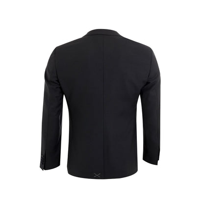 Dolce & Gabbana Elegant Black Wool Men's Suit