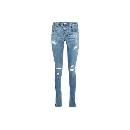 One Teaspoon Blue Cotton Jeans & Pant