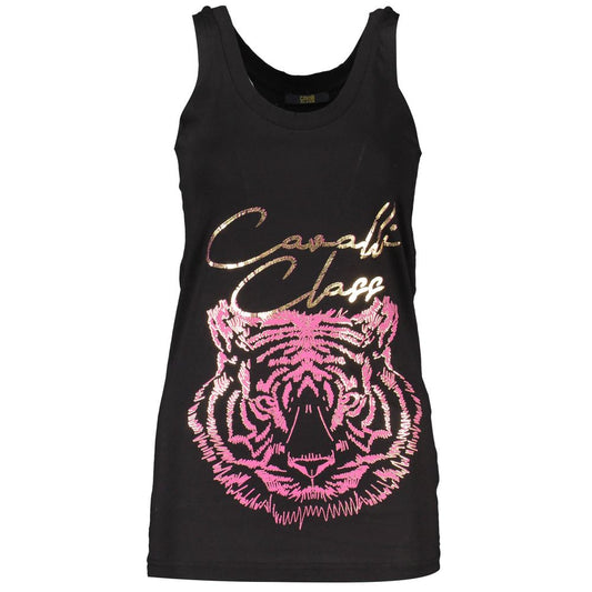 Cavalli Class Black Cotton Women Top