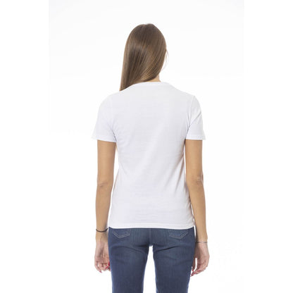 Baldinini Trend White Cotton Women T-Shirt