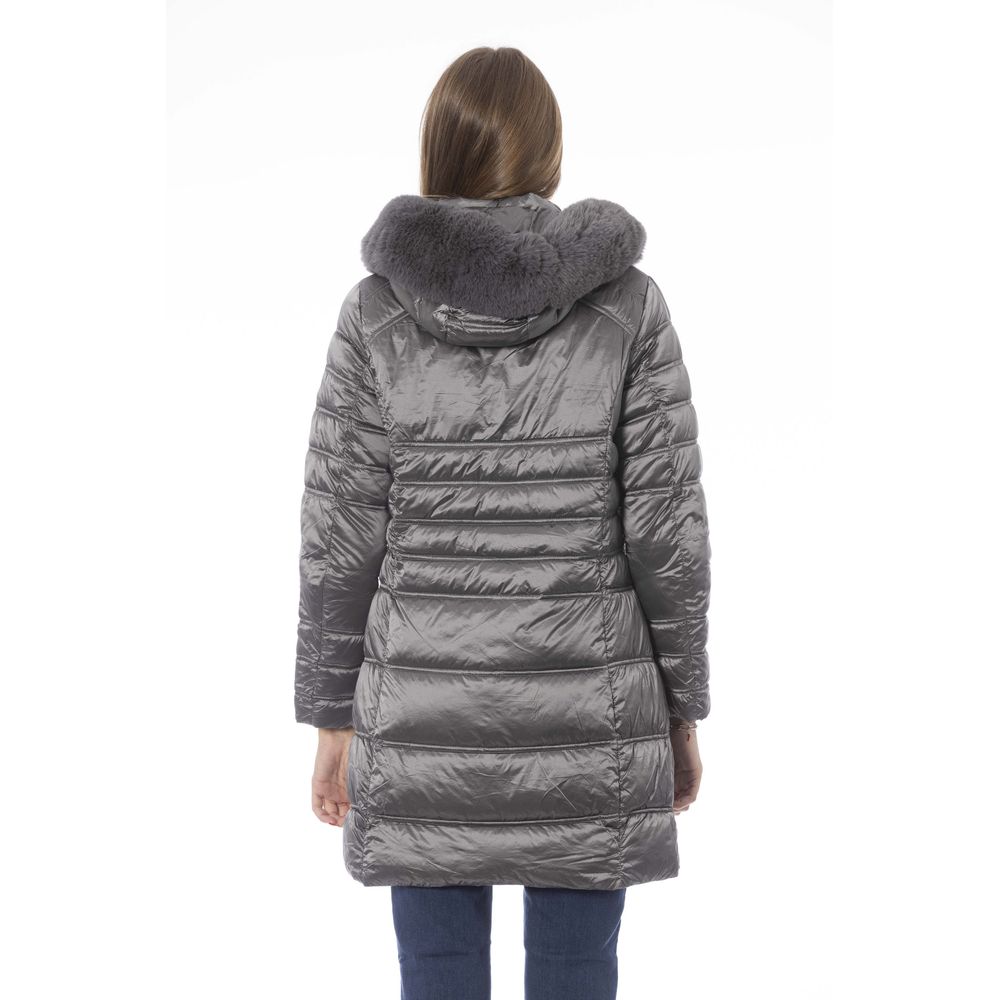 Baldinini Trend Gray Polyester Women Jacket