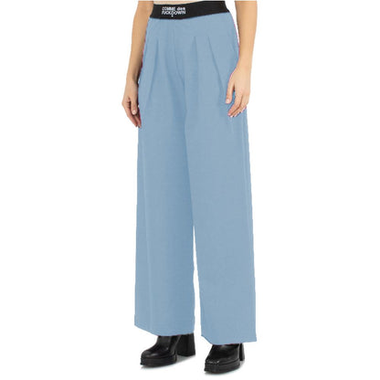 Comme Des Fuckdown Light Blue Polyester Jeans & Pant