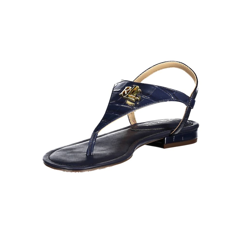 Ralph Lauren Blue Leather Sandal