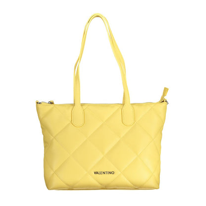 Valentino Bags Yellow Polyethylene Handbag