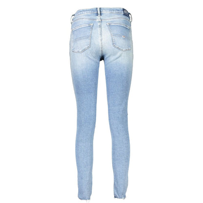 Tommy Hilfiger Light Blue Cotton Jeans & Pant