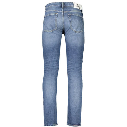 Calvin Klein Blue Cotton Jeans & Pant