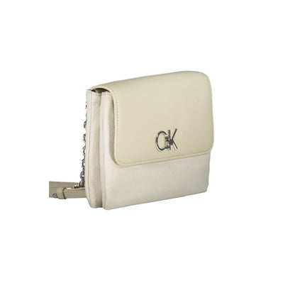 Calvin Klein Beige Polyester Handbag