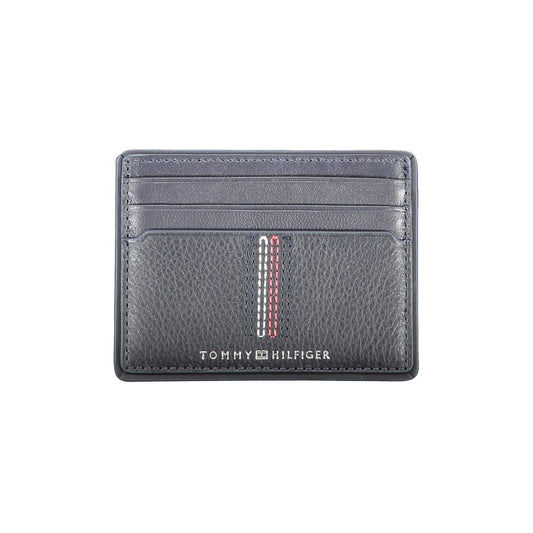 Tommy Hilfiger Blue Leather Wallet