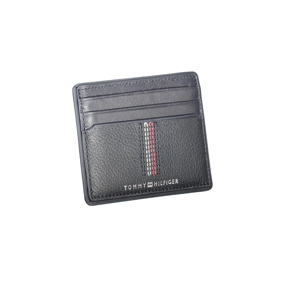 Tommy Hilfiger Blue Leather Wallet