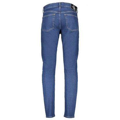 Calvin Klein Blue Cotton Jeans & Pant