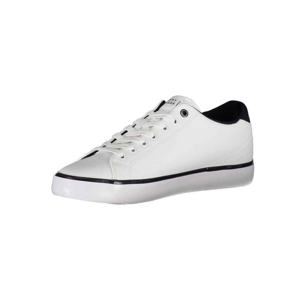 Tommy Hilfiger White Polyester Sneaker