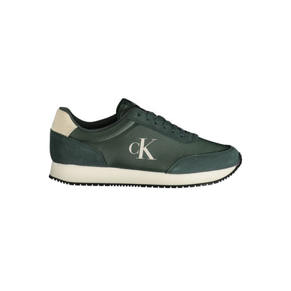 Calvin Klein Green Polyester Men Sneaker