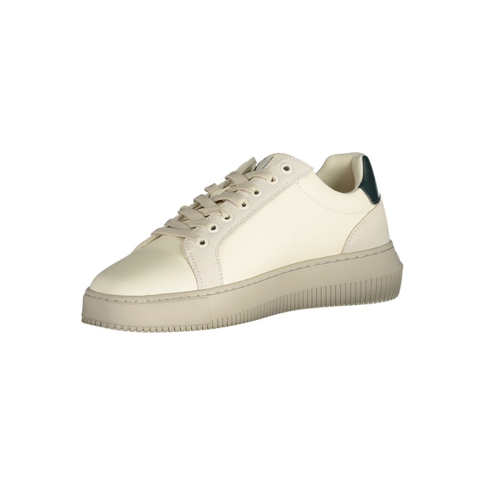 Calvin Klein White Polyester Sneaker