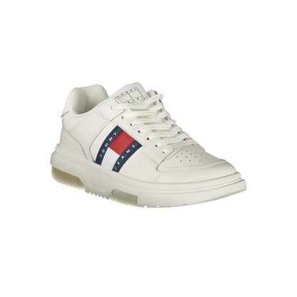 Tommy Hilfiger White Leather Women Sneaker