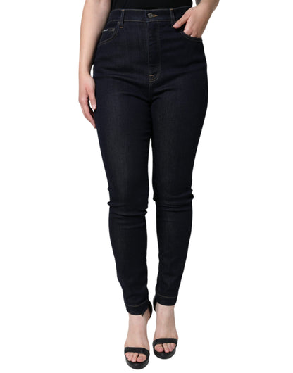 Dolce & Gabbana Black GRACE High Waist Skinny Denim Jeans