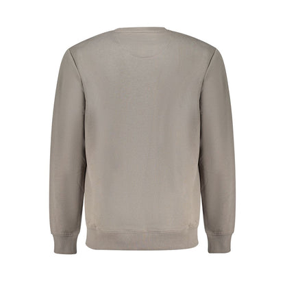 Lee Gray Cotton Men Sweater