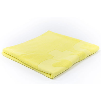 Just Cavalli Yellow Cotton Men Beach Towel