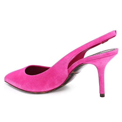 Dolce & Gabbana Fuchsia Leather Di Capra Pump