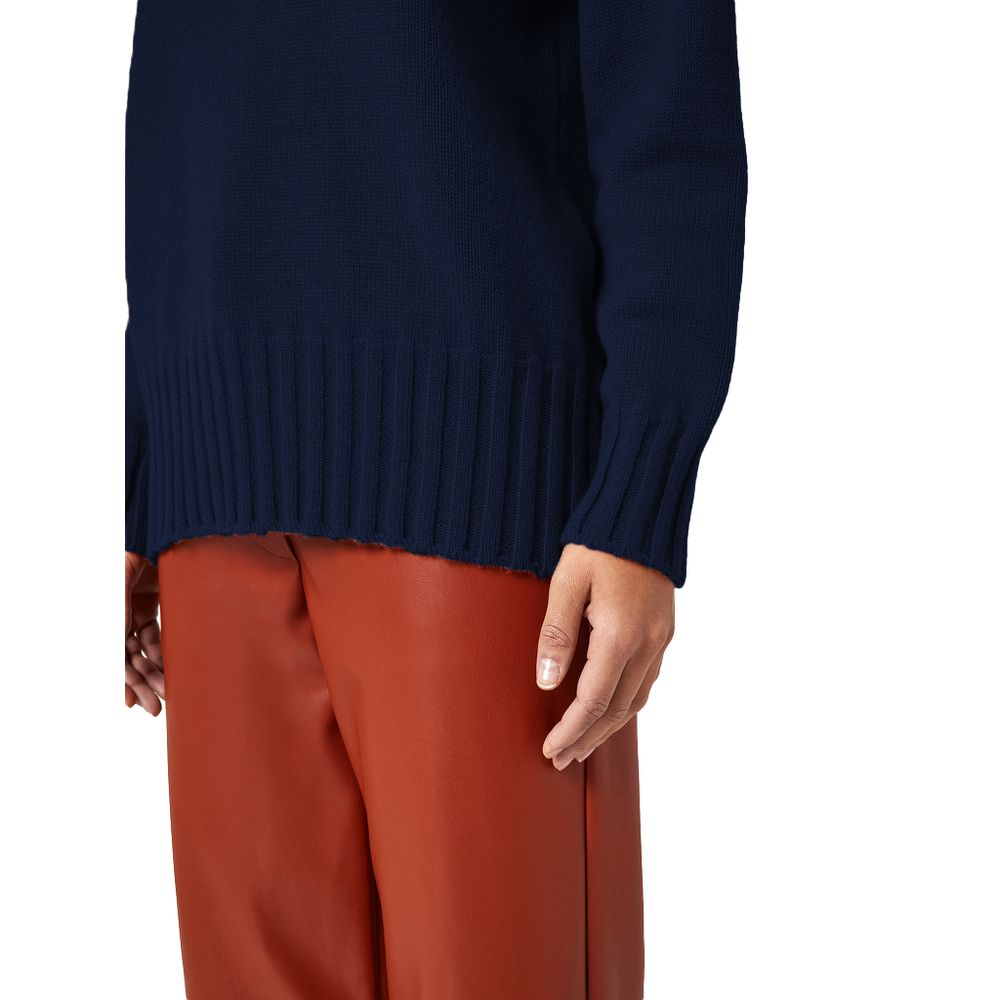 Alpha Studio Blue Cashmere Sweater