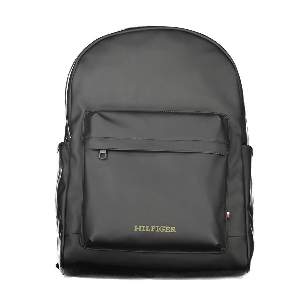 Tommy Hilfiger Black Polyester Backpack