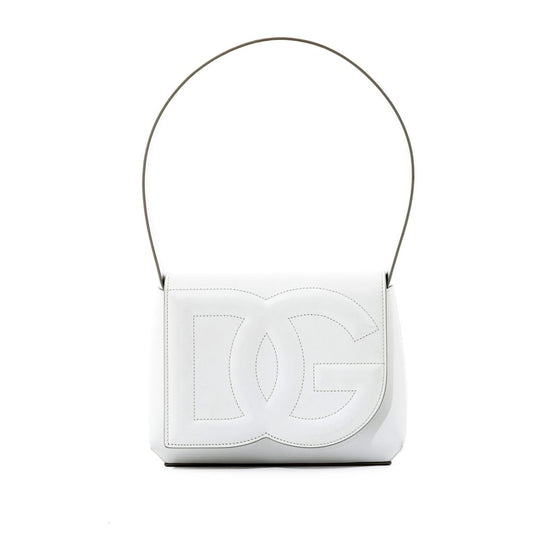 Dolce & Gabbana White Leather Handbag