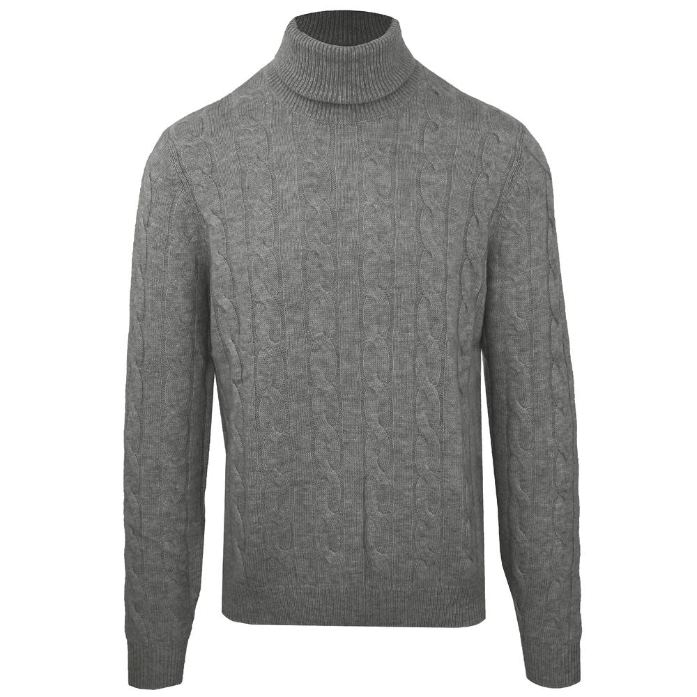 Malo Gray Wool Sweater