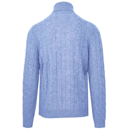 Malo Light Blue Wool Sweater