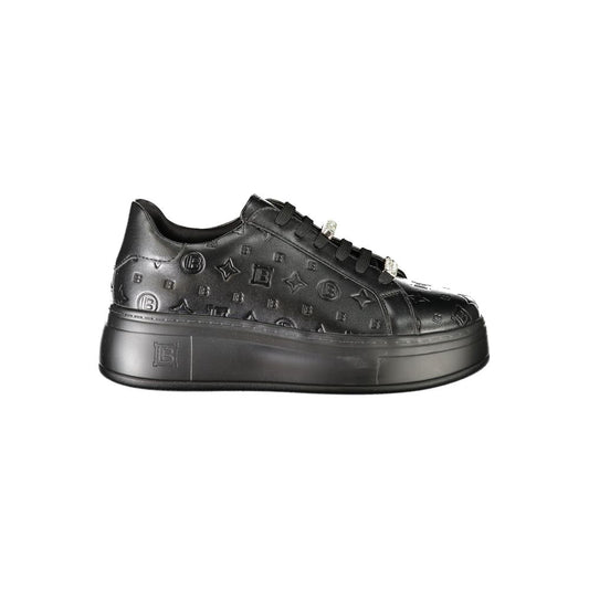 Laura Biagiotti Black Polyester Sneaker