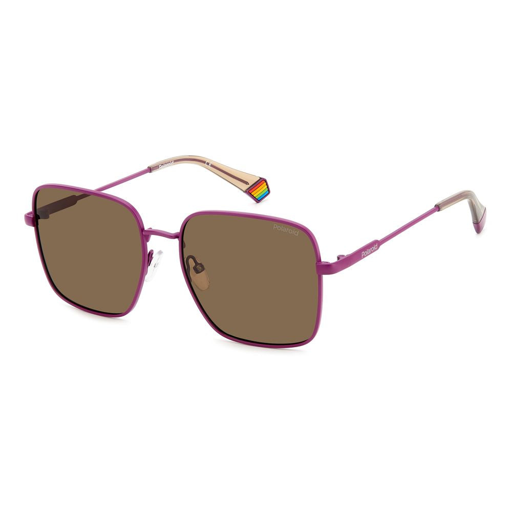 Polaroid Purple Metal Sunglasses