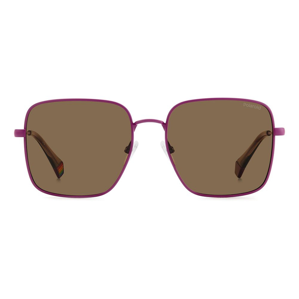 Polaroid Purple Metal Sunglasses