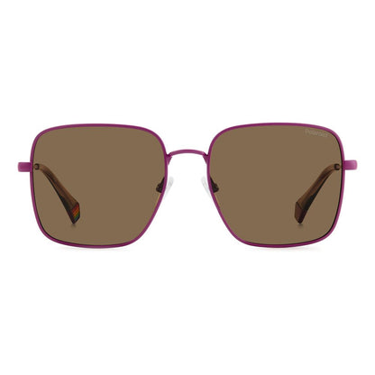 Polaroid Purple Metal Sunglasses